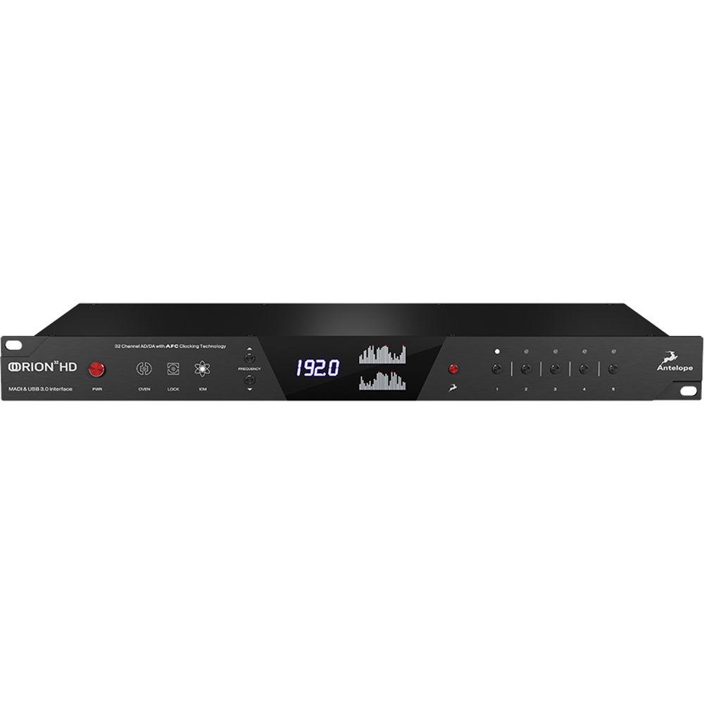 Antelope Orion32 HD | Gen 3 32-Channel AD DA HDX and USB 3.1 Gen 1 Audio Interface